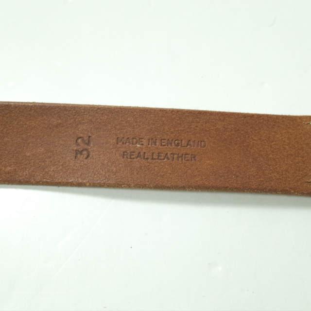 HALCYON BELT COMPANY ハルシオンベルトカンパニー イギリス製 SADDLE LEATHER BELT サドルレザーベルト 32 ブラウン g9331 |  | 06