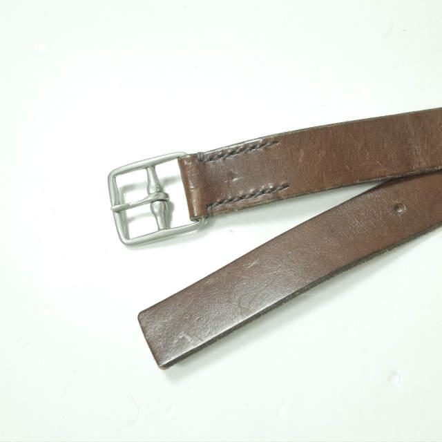 HALCYON BELT COMPANY ハルシオンベルトカンパニー イギリス製 SADDLE LEATHER BELT サドルレザーベルト 32 ダークブラウン g9332 |  | 03