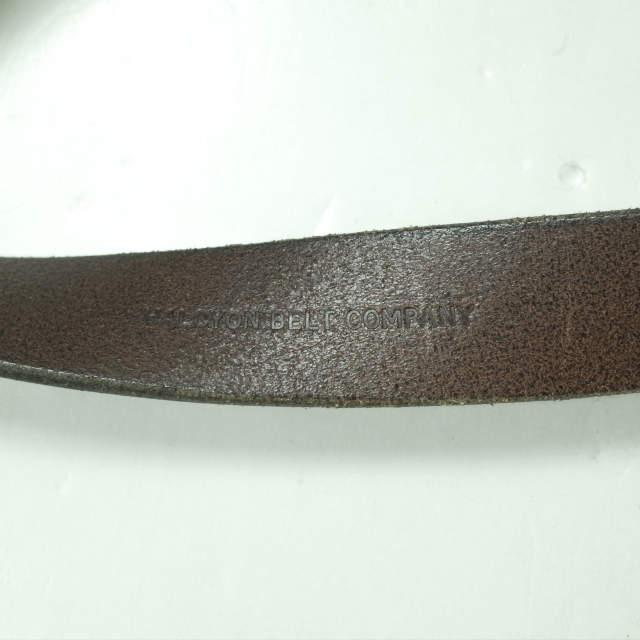 HALCYON BELT COMPANY ハルシオンベルトカンパニー イギリス製 SADDLE LEATHER BELT サドルレザーベルト 32 ダークブラウン g9332 |  | 05