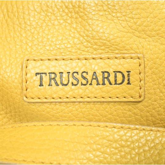 TRUSSARDI トラサルディ イタリア製 カーフレザー トートバッグ ラージサイズ 23281 / 1CB211J220 6 マスタード カバン g9348 |  | 02