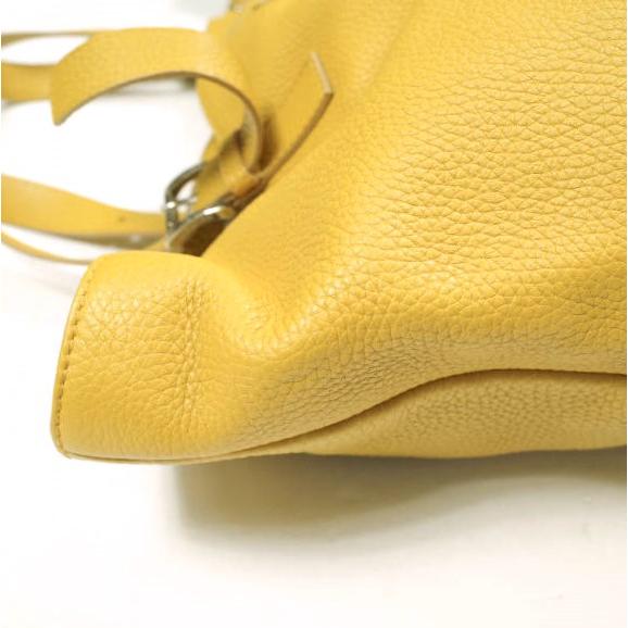 TRUSSARDI トラサルディ イタリア製 カーフレザー トートバッグ ラージサイズ 23281 / 1CB211J220 6 マスタード カバン g9348 |  | 07