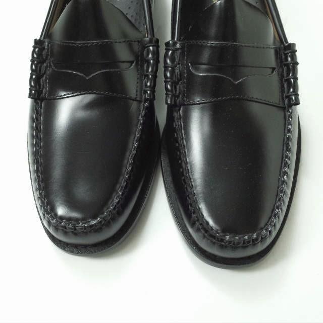 新品 G.H. Bass ジーエイチバス LARSON MOC PENNY ラーソン ペニーローファー BA11010-000 US9(27cm) BLACK Weejuns コイン レザー g9381 |  | 04