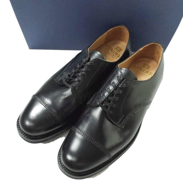 SANDERS hobo別注 ミリタリーキャップトゥブーツ 26.5〜27cm