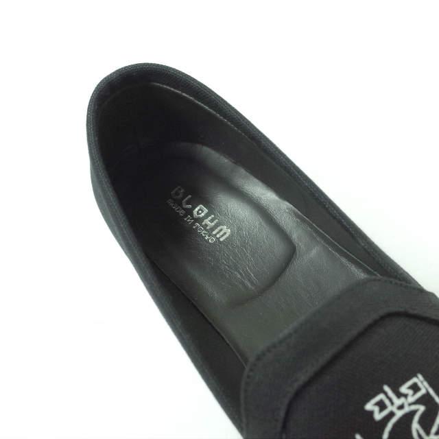 新品 BLOHM ブローム STORE SHIP グラフィックキャンバスローファー BL-08 27cm BLACK スリッポン シューズ g9488 |  | 06