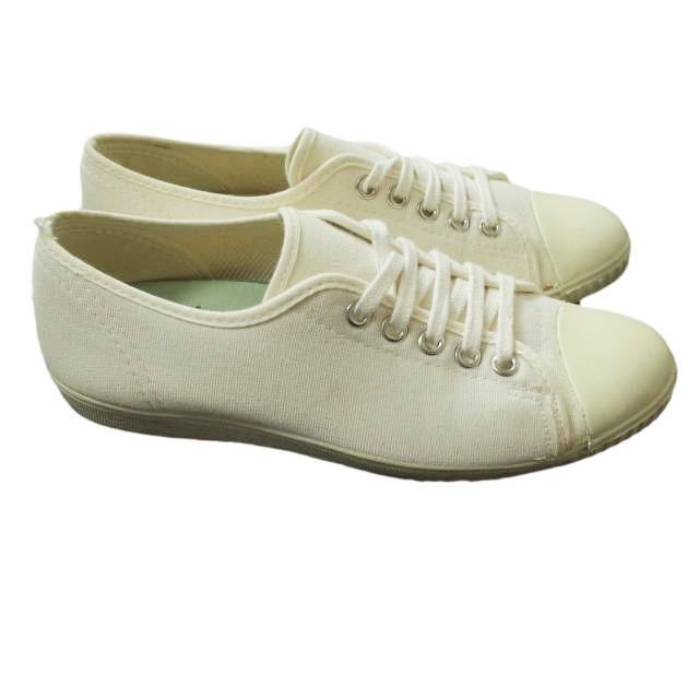 ROMIKA ロミカ 1980s White Canvas Tennis Shoes 西ドイツ製