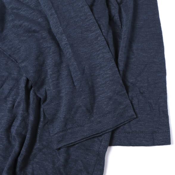 Violet Buffalo Wallows ヴァイオレットバッファローワローズ ボートネックハイゲージリネンニット 086-32501 M NAVY 七分袖 DRESSTERIOR |  | 04
