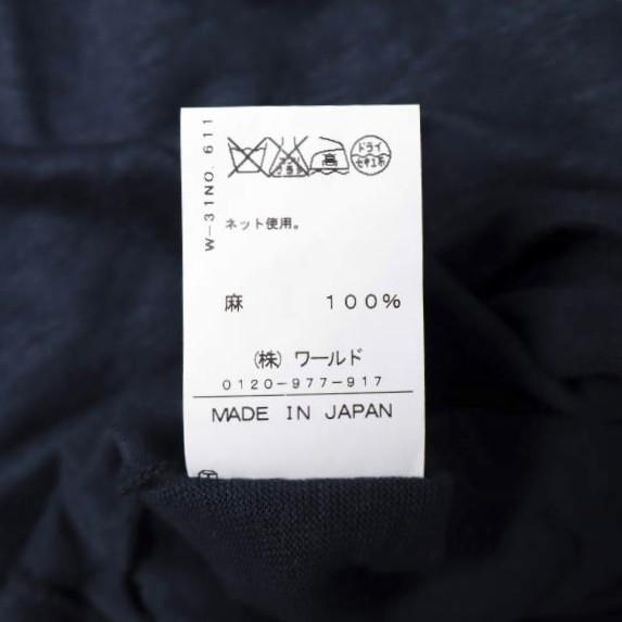 Violet Buffalo Wallows ヴァイオレットバッファローワローズ ボートネックハイゲージリネンニット 086-32501 M NAVY 七分袖 DRESSTERIOR |  | 06