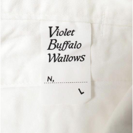 新品 Violet Buffalo Wallows ヴァイオレットバッファローワローズ ハイウエスト シンチバックチノパンツ 086-78511 L WHITE DRESSTERIOR |  | 03