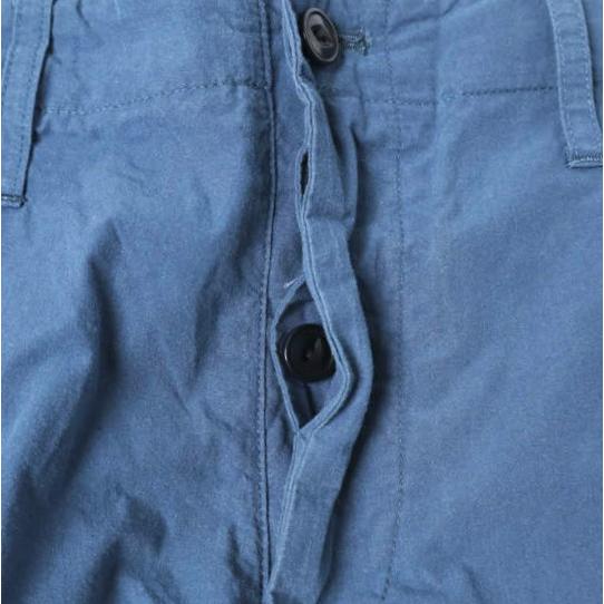 VOTE MAKE NEW CLOTHES ボートメイクニュークローズ 日本製 コットンナイロン テーパードパンツ VT-0013 M NAVY ボタンフライ ボトムス |  | 03