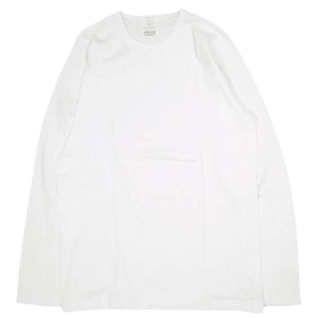 新品 BEAUTY＆YOUTH UNITED ARROWS フライスクルーネックロングスリーブカットソー 1212-113-5568 XL WHITE 長袖 Tシャツ トップス g9741 | 