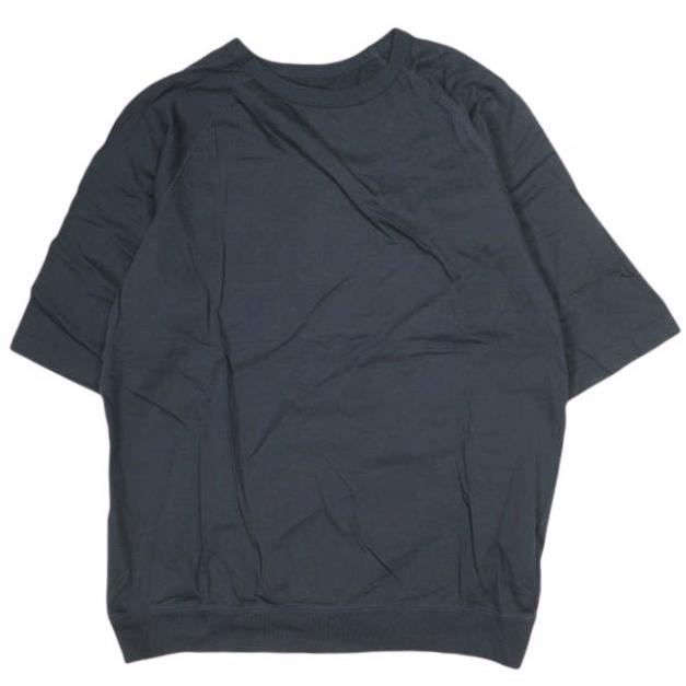 EDIFICE エディフィス Tous les jours ラグラン五分袖Tシャツ 15071300643930 48 Navy トップス g9783 | 