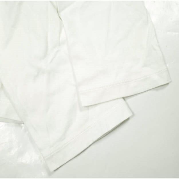 EDIFICE エディフィス 日本製 Tous les jours スーピマコットンロングスリーブTシャツ 48 WHITE 長袖 クルーネック カットソー g9785 |  | 04