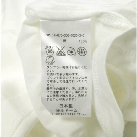 EDIFICE エディフィス 日本製 Tous les jours スーピマコットンロングスリーブTシャツ 48 WHITE 長袖 クルーネック カットソー g9785 |  | 06