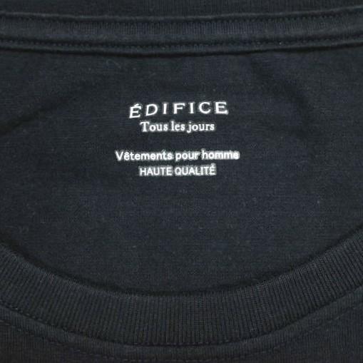 EDIFICE エディフィス Tous les jours ソリッドクルーネックTシャツ 48 Navy 半袖 トップス g9790 |  | 02