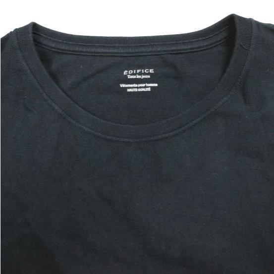 EDIFICE エディフィス Tous les jours ソリッドクルーネックTシャツ 48 Navy 半袖 トップス g9790 |  | 03