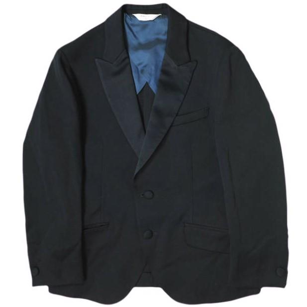 EDIFICE エディフィス 日本製 ラペル切り替え 2B テーラードジャケット 09010300100110 38 ネイビー アウター g9801 | 