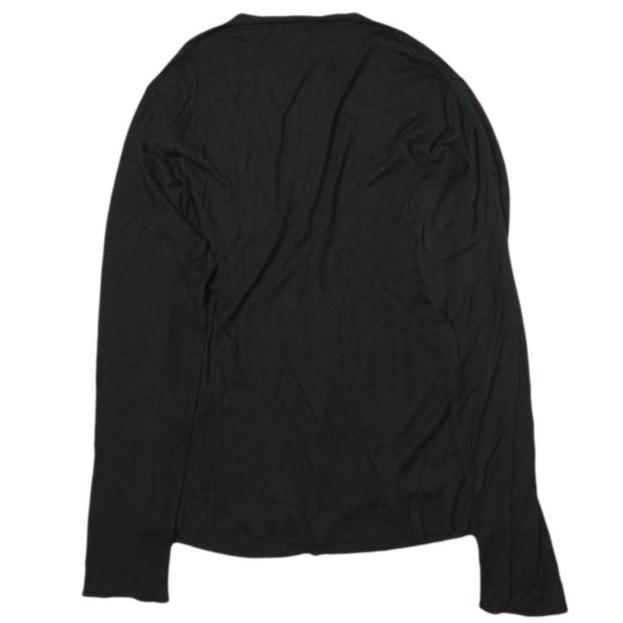 ETS.MATERIAUX マテリオ ハイゲージシルクニットVネックカーディガン 38 ブラック EDIFICE トップス g9843 |  | 01