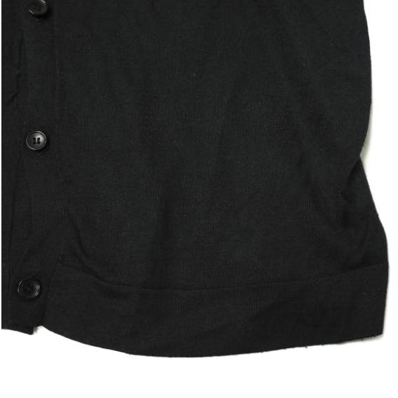 ETS.MATERIAUX マテリオ ハイゲージシルクニットVネックカーディガン 38 ブラック EDIFICE トップス g9843 |  | 04