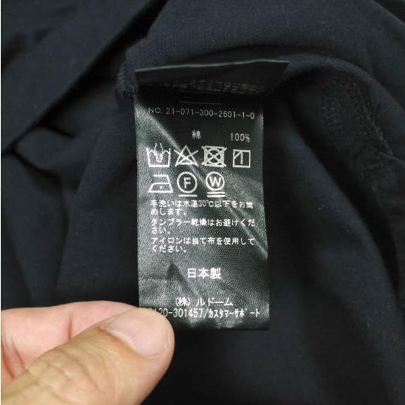 ETS.MATERIAUX マテリオ 21SS 日本製 ハーフスリーブTシャツ 21071300260110 3 Navy EDIFICE トップス g9898 |  | 07