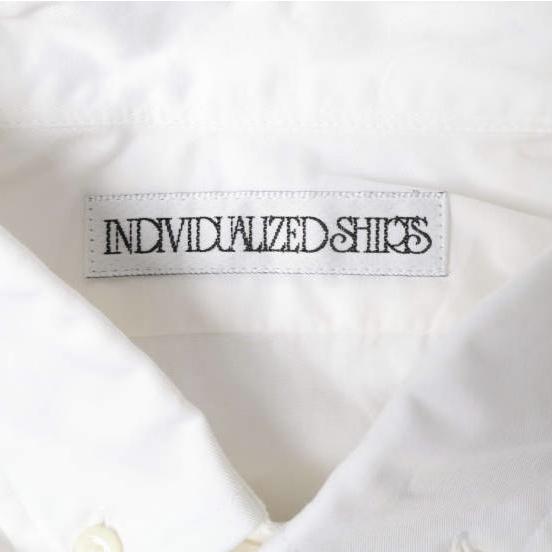 INDIVIDUALIZED SHIRTS UNITED ARROWSカスタムオーダー限定 コットンツイルラウンドカラーBDシャツ オーダーサイズ(L程度) ホワイト 丸襟 |  | 02