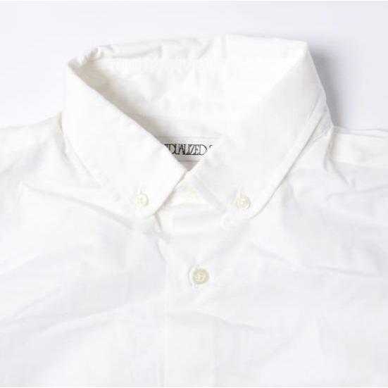 INDIVIDUALIZED SHIRTS UNITED ARROWSカスタムオーダー限定 コットンツイルラウンドカラーBDシャツ オーダーサイズ(L程度) ホワイト 丸襟 |  | 03