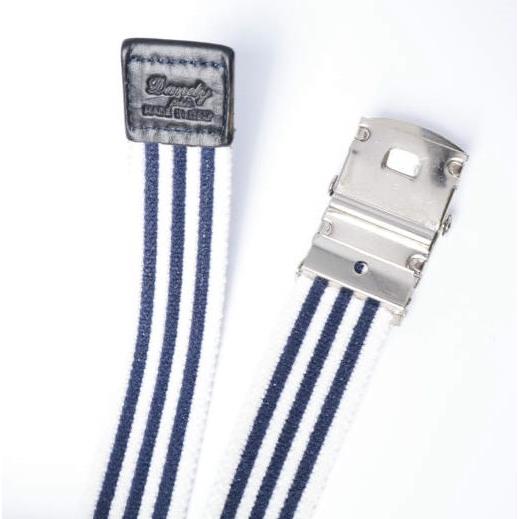 DANDY PIU ダンディピュウ イタリア製 ボーダーガチャベルト Free NAVY/WHITE キャンバス GIベルト g9983 |  | 03