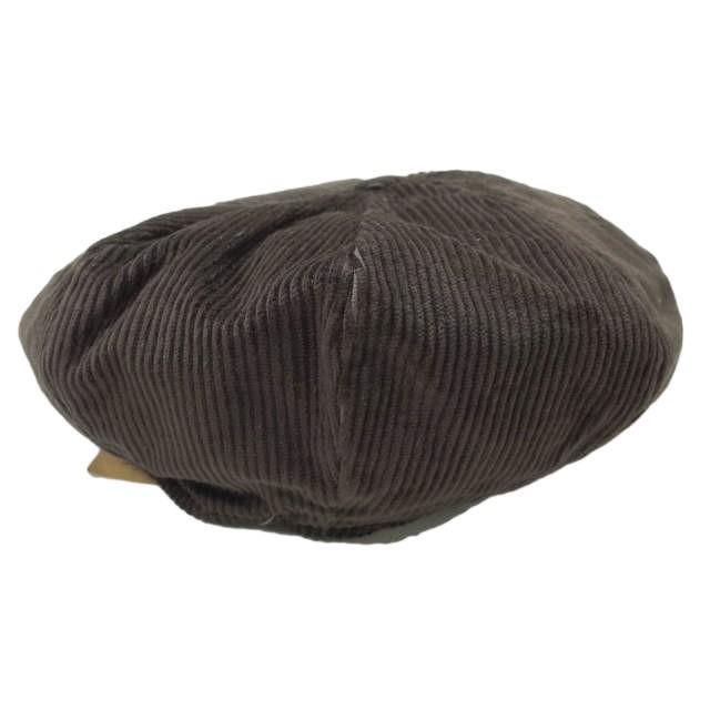 新品 Hanna Hats ハンナハッツ アイルランド製 コーデュロイ ニュースペーパーボーイハット L(59-60cm) DARK BROWN キャスケット g9988 |  | 01