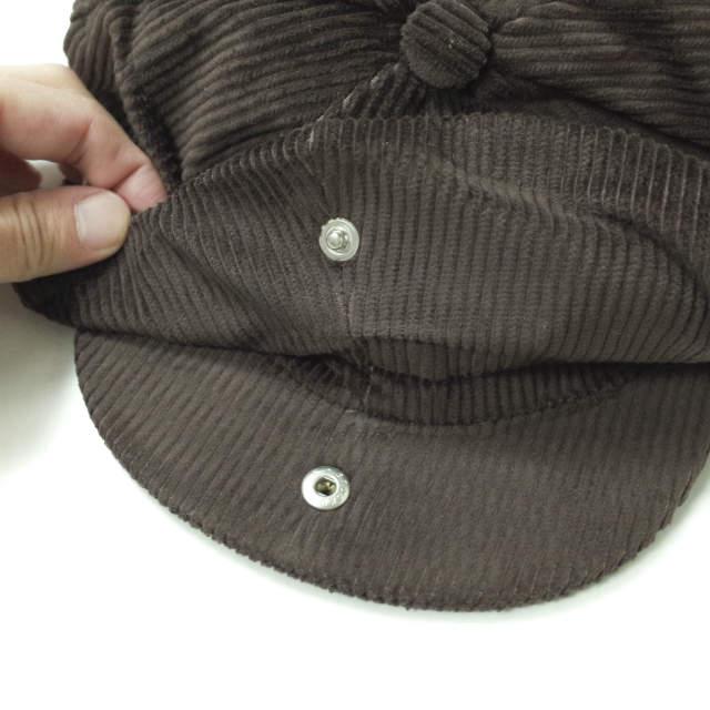新品 Hanna Hats ハンナハッツ アイルランド製 コーデュロイ ニュースペーパーボーイハット L(59-60cm) DARK BROWN キャスケット g9988 |  | 04