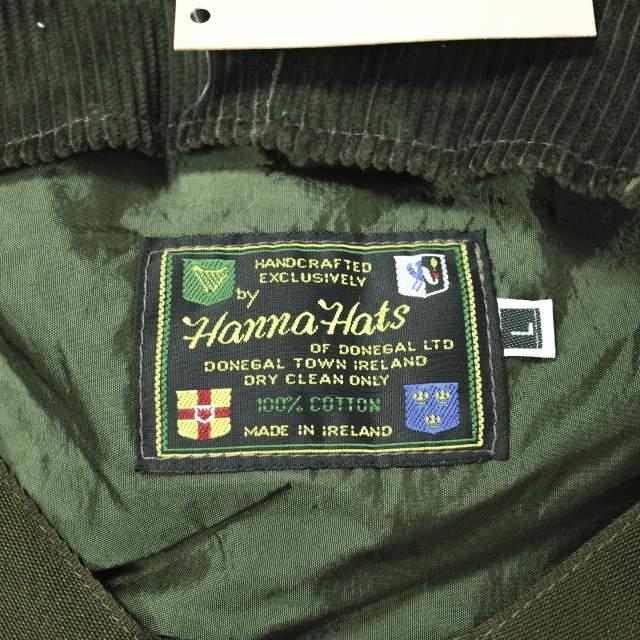 新品 Hanna Hats ハンナハッツ アイルランド製 コーデュロイ ニュースペーパーボーイハット L(59-60cm) OLIVE キャスケット 帽子 g9989 |  | 08