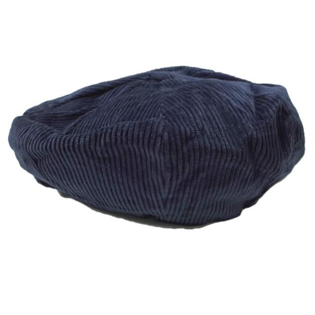 新品 Hanna Hats ハンナハッツ アイルランド製 コーデュロイ ニュースペーパーボーイハット L(59-60cm) NAVY キャスケット 帽子 g9990 |  | 01