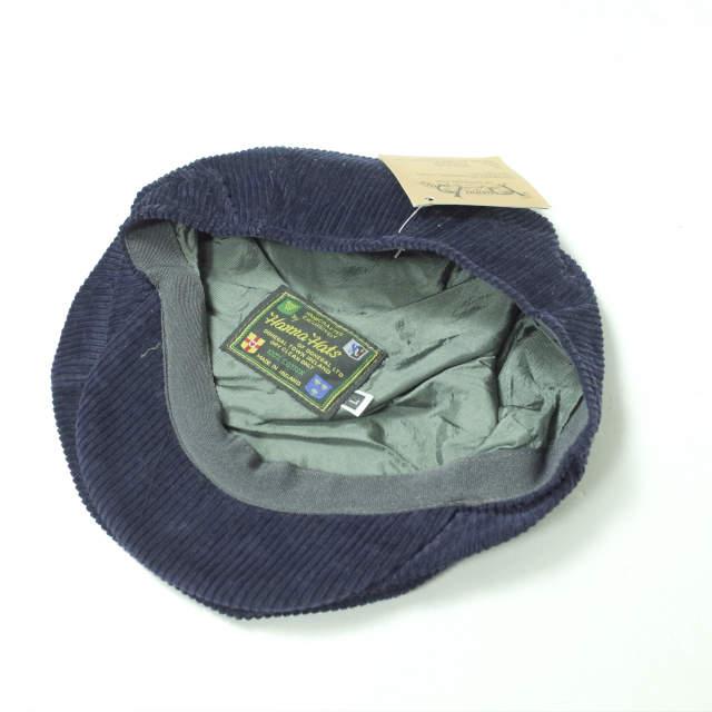 新品 Hanna Hats ハンナハッツ アイルランド製 コーデュロイ ニュースペーパーボーイハット L(59-60cm) NAVY キャスケット 帽子 g9990 |  | 06