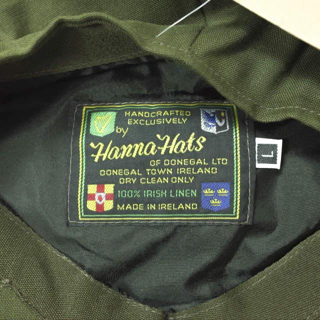 新品 Hanna Hats ハンナハッツ アイルランド製 アイリッシュリネン ニュースペーパーボーイハット L(59-60cm) OLIVE キャスケット g9991 |  | 08