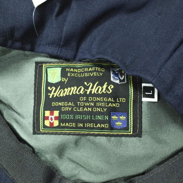 新品 Hanna Hats ハンナハッツ アイルランド製 アイリッシュリネン ニュースペーパーボーイハット L(59-60cm) NAVY キャスケット g9992 |  | 08