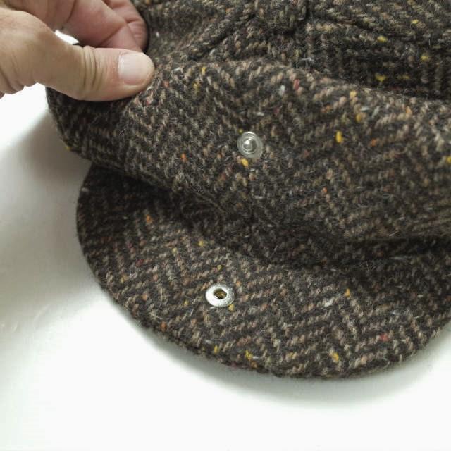 新品 Hanna Hats ハンナハッツ ネップヘリンボーンツイード ニュースペーパーボーイハット L(59-60cm) BROWN ウール キャスケット g9993 |  | 02