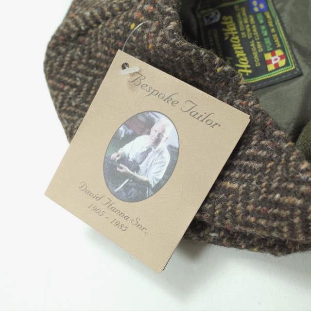 新品 Hanna Hats ハンナハッツ ネップヘリンボーンツイード ニュースペーパーボーイハット L(59-60cm) BROWN ウール キャスケット g9993 |  | 04