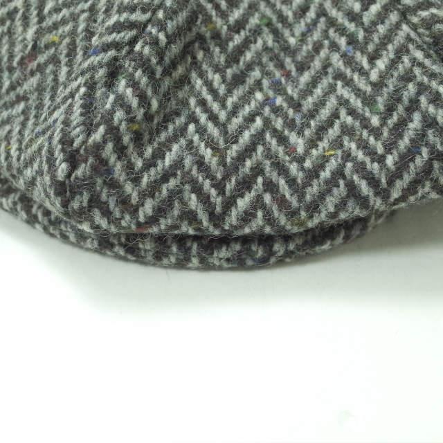 新品 Hanna Hats ハンナハッツ ネップヘリンボーンツイード ニュースペーパーボーイハット L(59-60cm) GRAY ウール キャスケット g9994 |  | 02