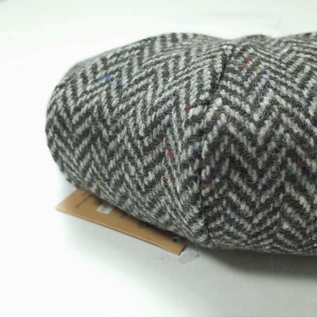 新品 Hanna Hats ハンナハッツ ネップヘリンボーンツイード ニュースペーパーボーイハット L(59-60cm) GRAY ウール キャスケット g9994 |  | 05