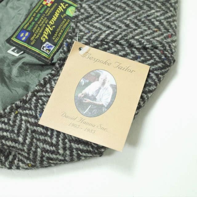 新品 Hanna Hats ハンナハッツ ネップヘリンボーンツイード ニュースペーパーボーイハット L(59-60cm) GRAY ウール キャスケット g9994 |  | 07