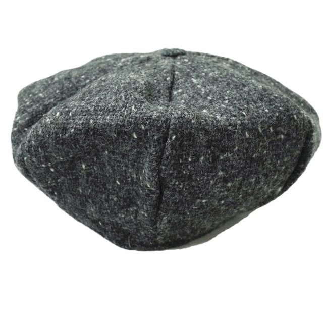 新品 Hanna Hats ハンナハッツ アイルランド製 ネップウール ニュースペーパーボーイハット L(59-60cm) GRAY キャスケット 帽子 g9995 |  | 01