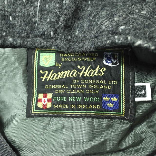 新品 Hanna Hats ハンナハッツ アイルランド製 ネップウール ニュースペーパーボーイハット L(59-60cm) GRAY キャスケット 帽子 g9995 |  | 08
