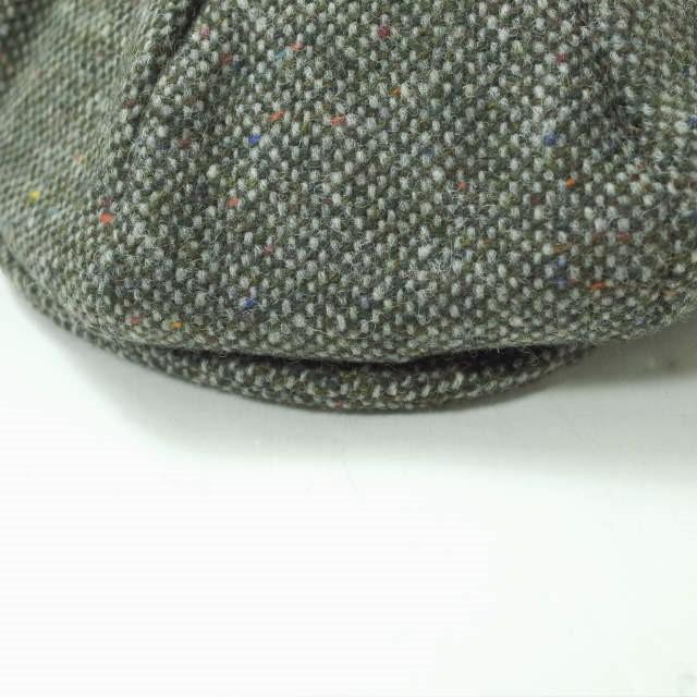 新品 Hanna Hats ハンナハッツ ホームスパンウール ニュースペーパーボーイハット L(内周約59-60cm) GRAY KHAKI キャスケット 帽子 g9997 |  | 02