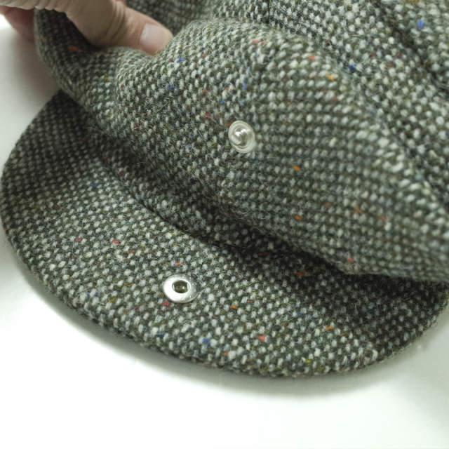 新品 Hanna Hats ハンナハッツ ホームスパンウール ニュースペーパーボーイハット L(内周約59-60cm) GRAY KHAKI キャスケット 帽子 g9997 |  | 03