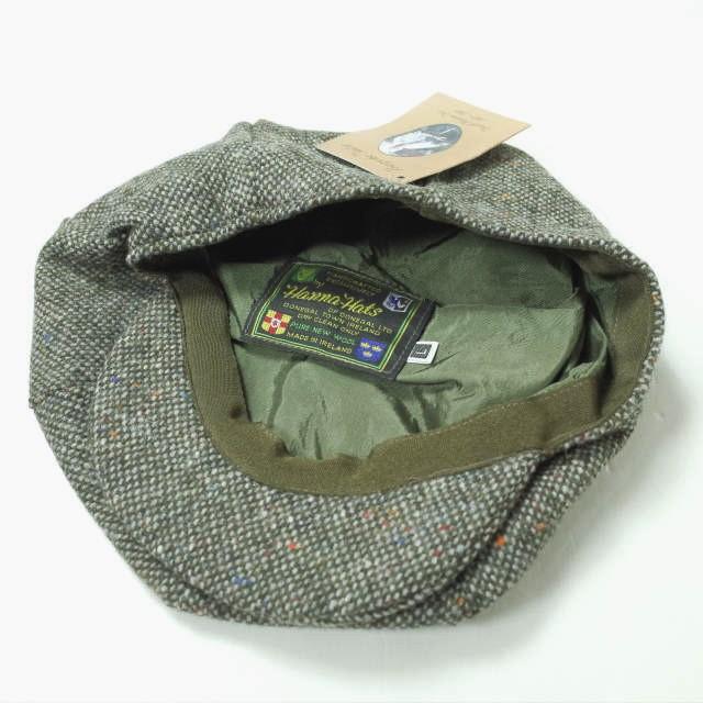 新品 Hanna Hats ハンナハッツ ホームスパンウール ニュースペーパーボーイハット L(内周約59-60cm) GRAY KHAKI キャスケット 帽子 g9997 |  | 06