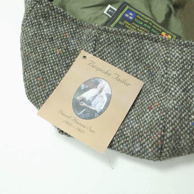 新品 Hanna Hats ハンナハッツ ホームスパンウール ニュースペーパーボーイハット L(内周約59-60cm) GRAY KHAKI キャスケット 帽子 g9997 |  | 07