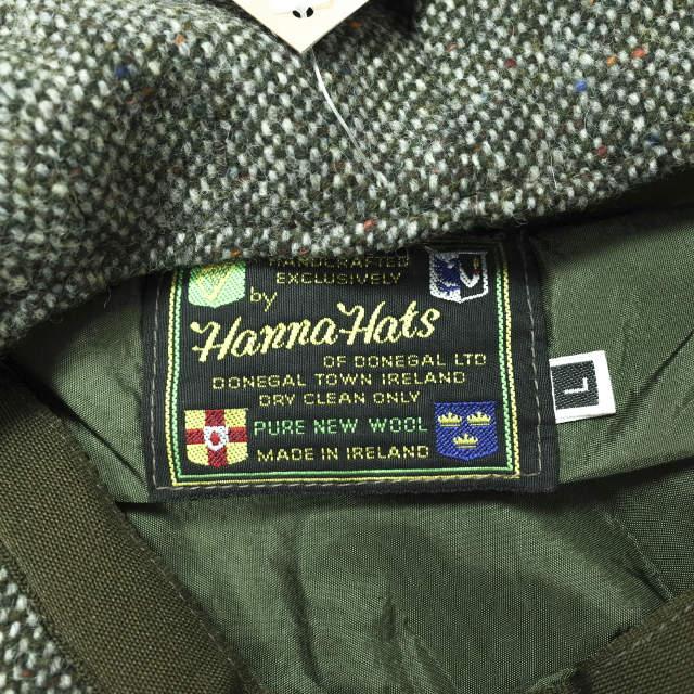 新品 Hanna Hats ハンナハッツ ホームスパンウール ニュースペーパーボーイハット L(内周約59-60cm) GRAY KHAKI キャスケット 帽子 g9997 |  | 08