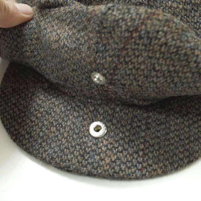 Hanna Hats ハンナハッツ アイルランド製 ミックス編み ウールニュースペーパーボーイハット L(59-60cm) BROWN キャスケット 帽子 g9999 |  | 03