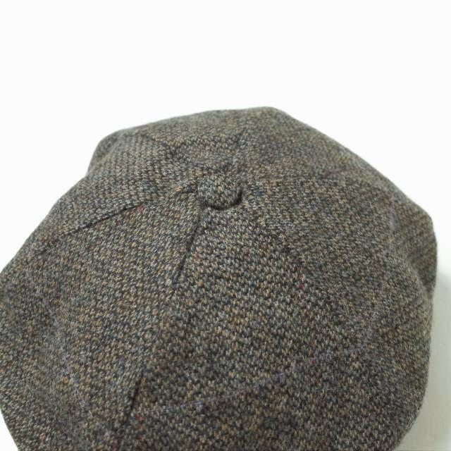 Hanna Hats ハンナハッツ アイルランド製 ミックス編み ウールニュースペーパーボーイハット L(59-60cm) BROWN キャスケット 帽子 g9999 |  | 04