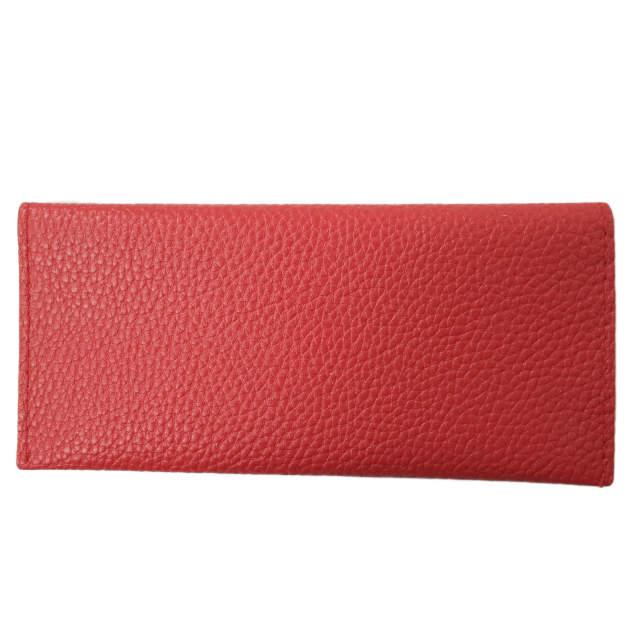 新品 no brand ノーブランド フェイクレザー ロングウォレット レッド 二つ折り 長財布 カード入れ お札入れ h007 |  | 01