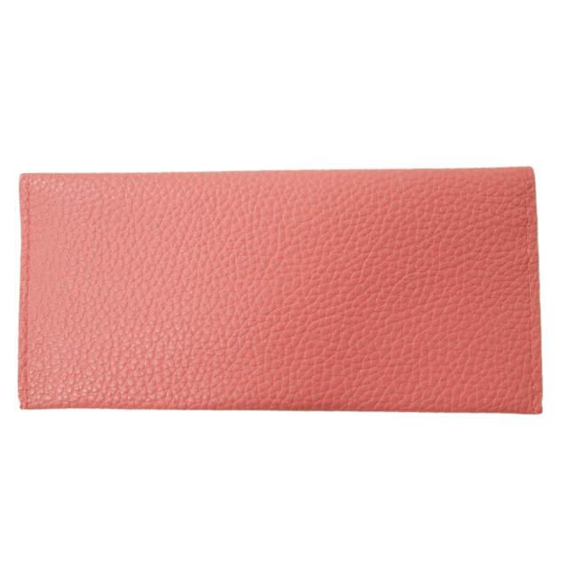 新品 no brand ノーブランド フェイクレザー ロングウォレット チェリーピンク 二つ折り 長財布 カード入れ お札入れ h010 |  | 01