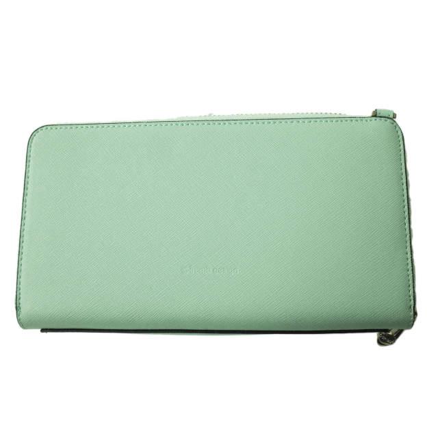 新品 ノーブランド LEATHER MULTI MINIBAG 3WAY リボン付き フェイクレザー マルチミニバッグ グリーン ショルダー クラッチ 財布 h057 |  | 01